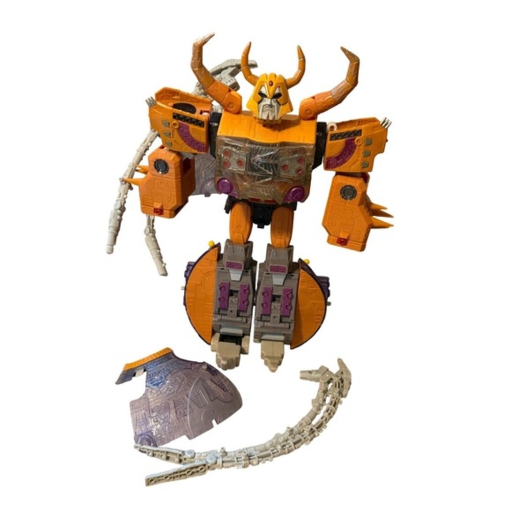 2003 Transformers Armada Unicron Supreme Class Action Figure Orange Grey‎